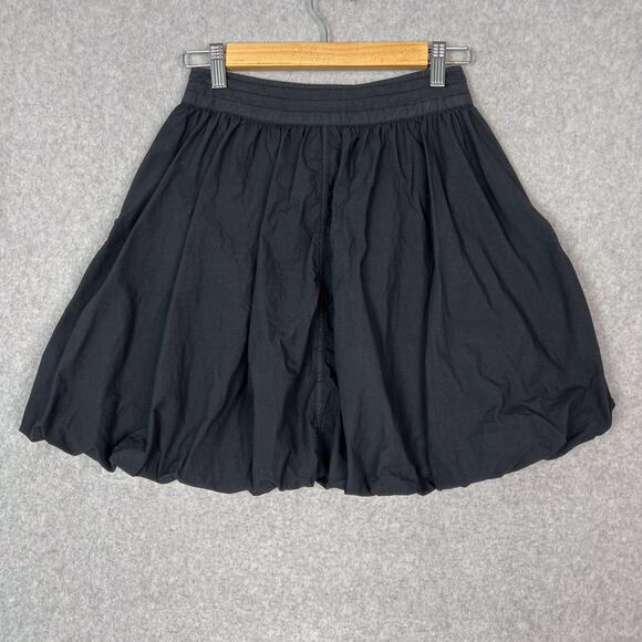 Anthropologie Pilcro Size 0 Black Parachute Mini Skirt - Picture 5 of 8